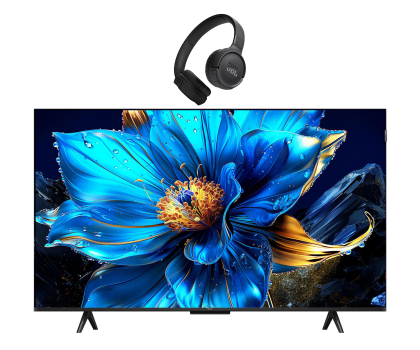 Telewizor TCL 43P7K 43" 4K QLED Google TV + Tune 520BT Czarny
